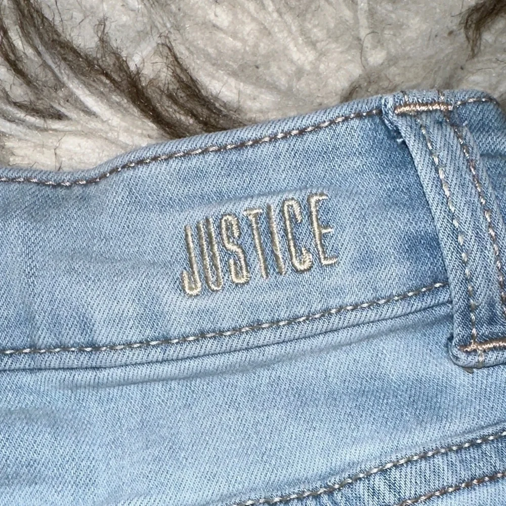 Justice Light Wash Skinny Jeans